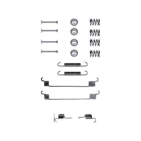 8DZ 355 200-101 - Tarvikesarja, jarrukengät 