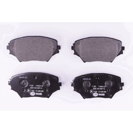 8DB 355 009-741 - Brake Pad Set, disc brake 