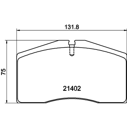 8DB 355 018-301 - Brake Pad Set, disc brake 