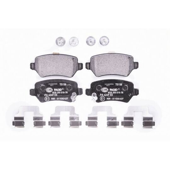 8DB 355 018-781 - Brake Pad Set, disc brake 