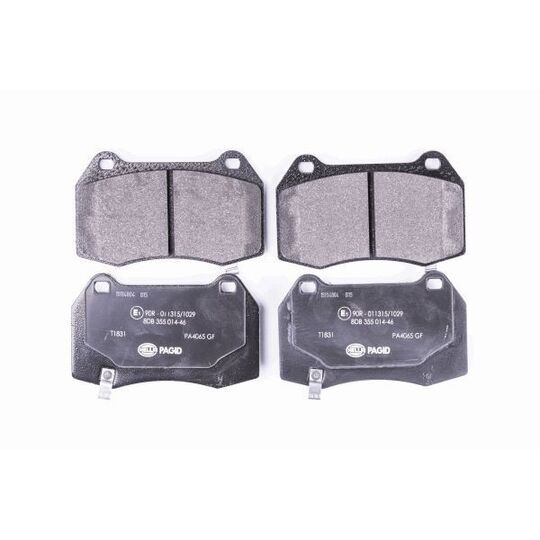 8DB 355 014-461 - Brake Pad Set, disc brake 