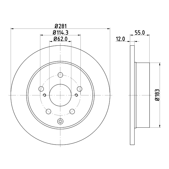 8DD 355 118-881 - Brake Disc 