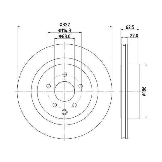 8DD 355 120-551 - Brake Disc 