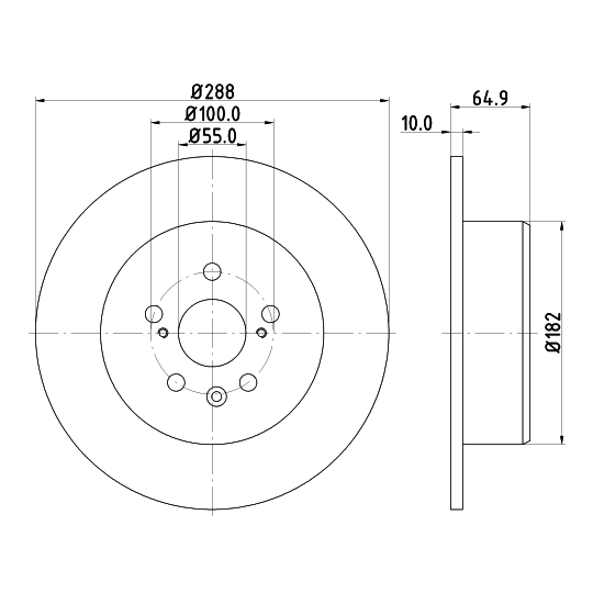 8DD 355 111-701 - Brake Disc 