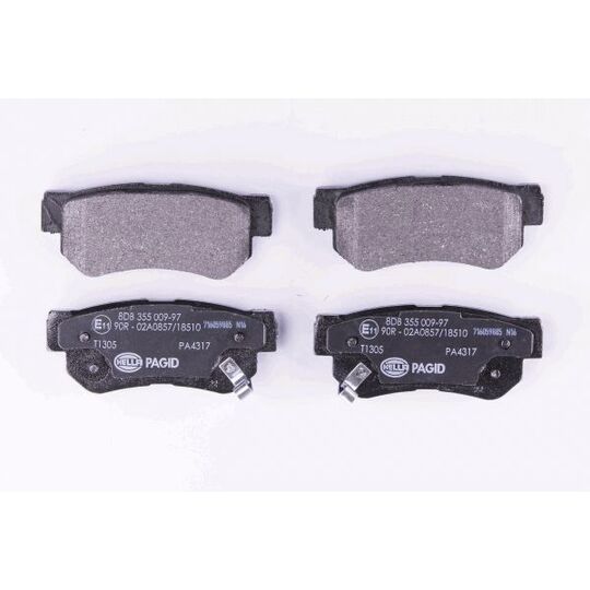 8DB 355 009-971 - Brake Pad Set, disc brake 