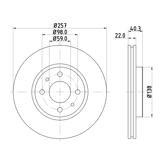 8DD 355 103-971 - Brake Disc 