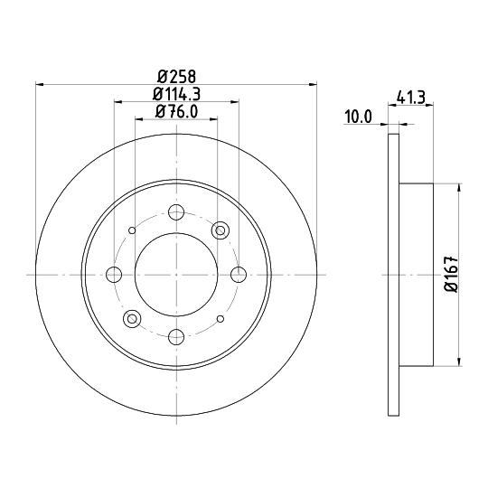 8DD 355 111-451 - Brake Disc 