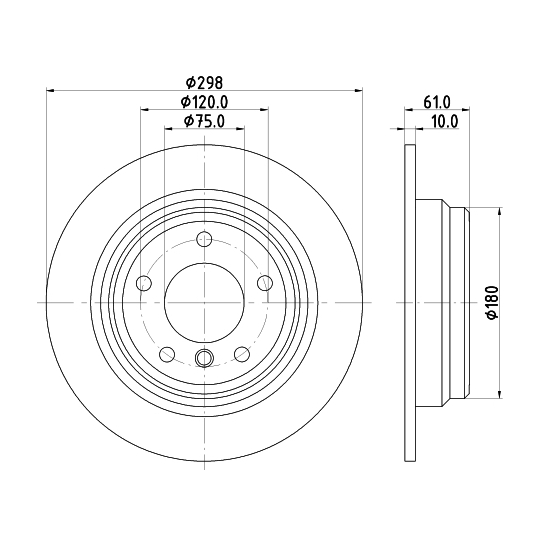 8DD 355 127-271 - Brake Disc 