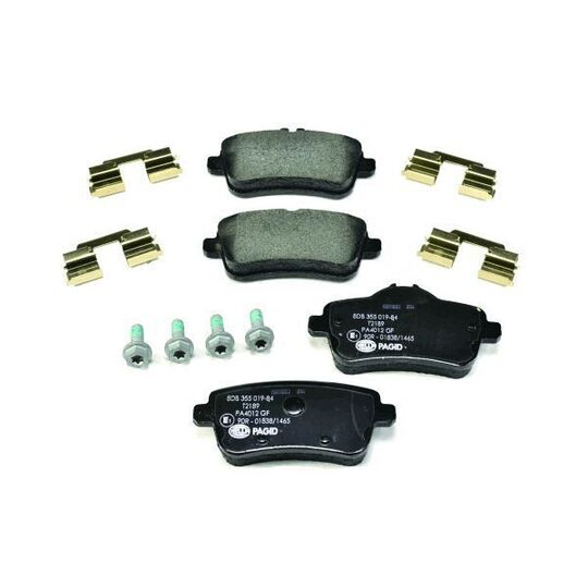 8DB 355 019-841 - Brake Pad Set, disc brake 