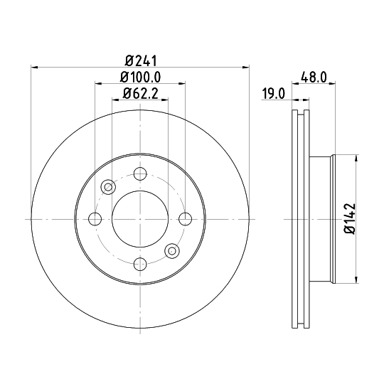 8DD 355 111-431 - Bromsskiva 