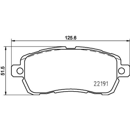 8DB 355 031-721 - Brake Pad Set, disc brake 