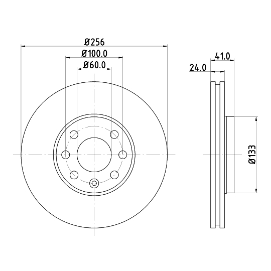 8DD 355 106-051 - Jarrulevy 