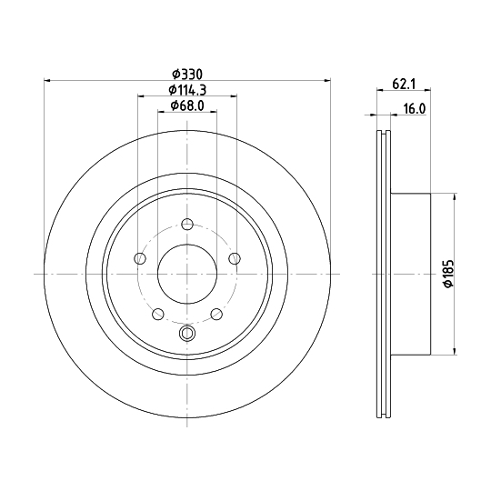 8DD 355 133-291 - Brake Disc 