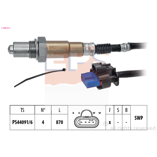 1.998.511 - Lambda Sensor 