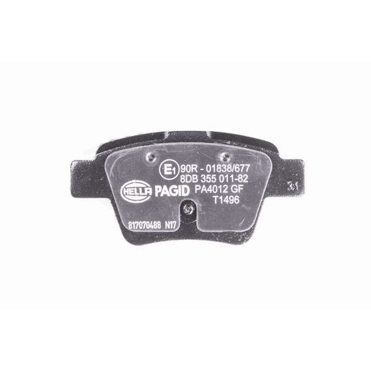 8DB 355 011-821 - Brake Pad Set, disc brake 