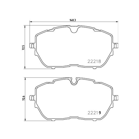 8DB 355 024-731 - Piduriklotsi komplekt,ketaspidur 