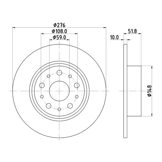 8DD 355 106-381 - Brake Disc 