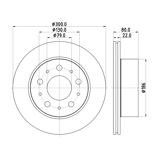 8DD 355 125-291 - Bromsskiva 