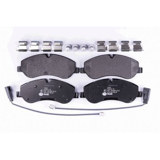 8DB 355 020-691 - Brake Pad Set, disc brake 