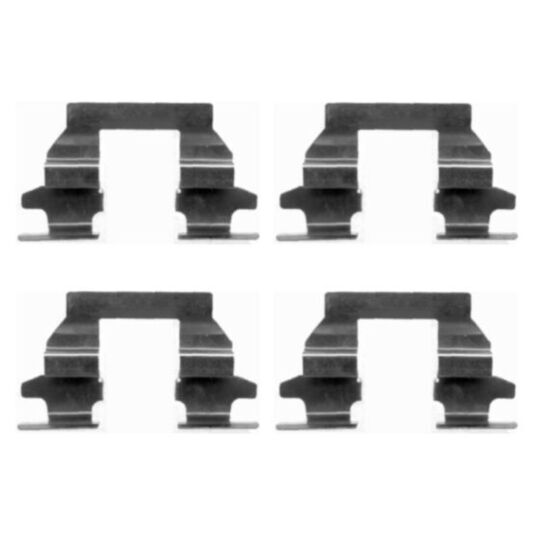 8DZ 355 203-751 - Accessory Kit, disc brake pad 