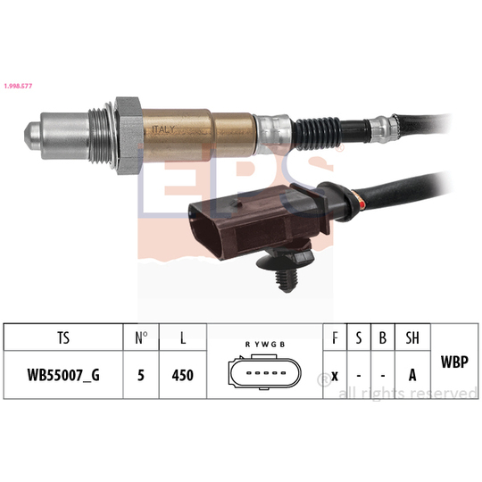 1.998.577 - Lambda Sensor 