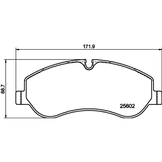 8DB 355 020-691 - Brake Pad Set, disc brake 