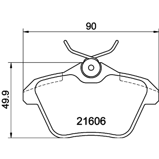 8DB 355 018-291 - Brake Pad Set, disc brake 