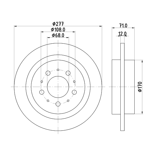 8DD 355 107-101 - Brake Disc 