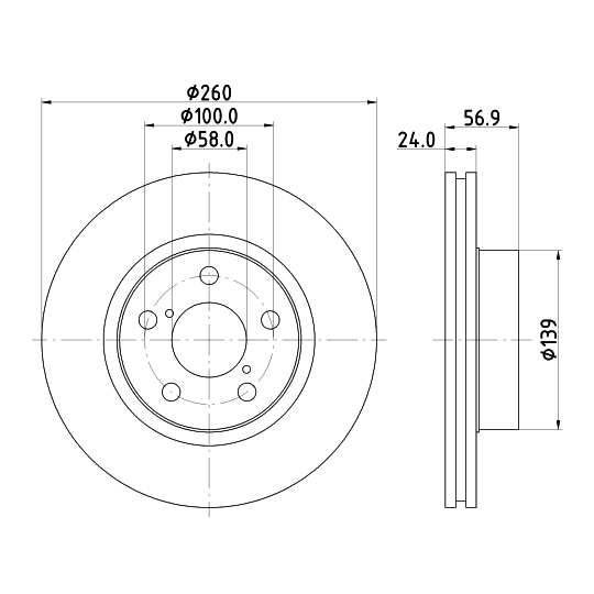 8DD 355 105-321 - Brake Disc 