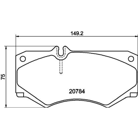 8DB 355 006-061 - Brake Pad Set, disc brake 