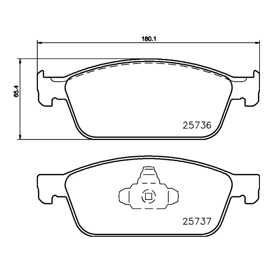 8DB 355 020-831 - Brake Pad Set, disc brake 