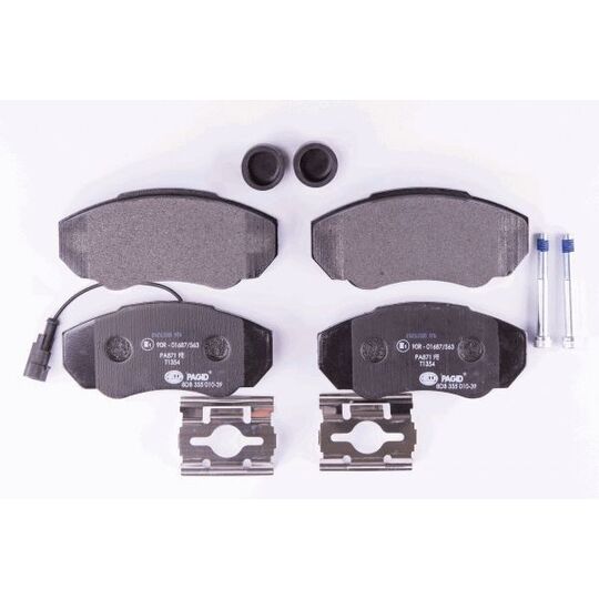 8DB 355 010-391 - Brake Pad Set, disc brake 