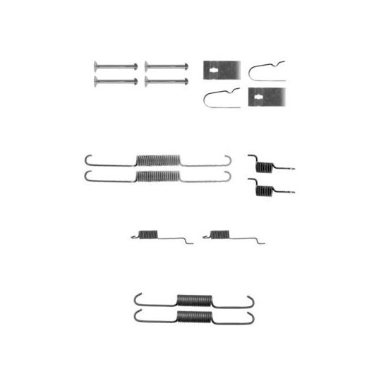 8DZ 355 200-931 - Lisakomplekt, Piduriklotsid 