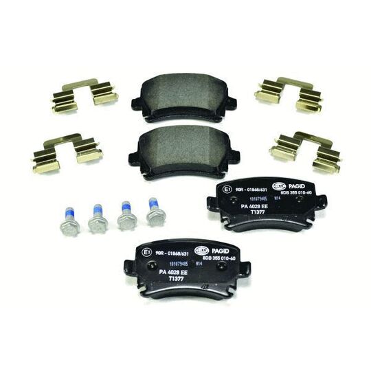 8DB 355 010-601 - Brake Pad Set, disc brake 