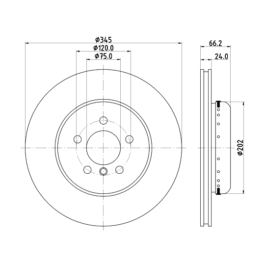 8DD 355 120-851 - Brake Disc 