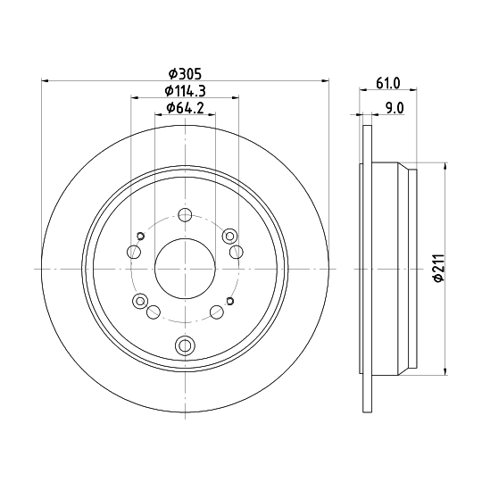 8DD 355 118-901 - Bromsskiva 