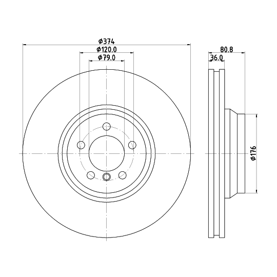 8DD 355 110-001 - Brake Disc 