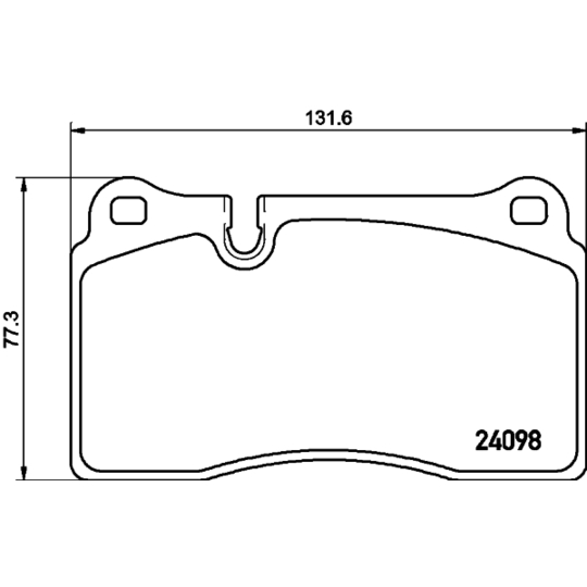 8DB 355 011-851 - Piduriklotsi komplekt,ketaspidur 