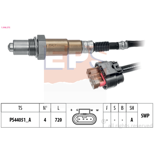 1.998.375 - Lambda Sensor 