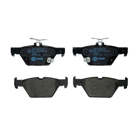 8DB 355 023-341 - Brake Pad Set, disc brake 