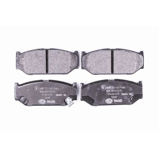 8DB 355 015-751 - Brake Pad Set, disc brake 