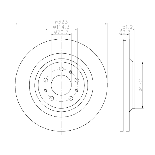 8DD 355 120-251 - Brake Disc 