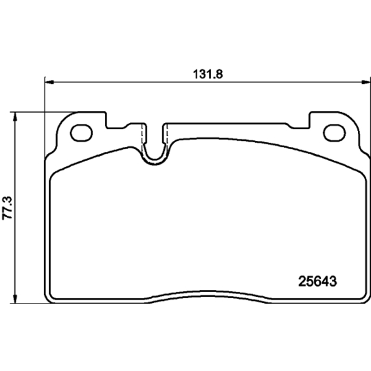 8DB 355 021-331 - Piduriklotsi komplekt,ketaspidur 