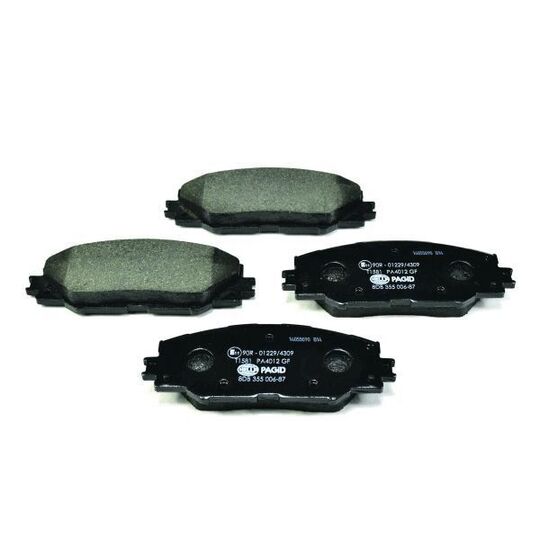 8DB 355 006-871 - Brake Pad Set, disc brake 