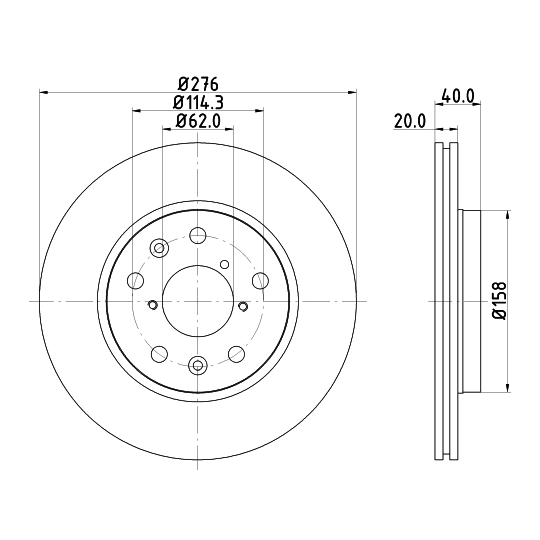 8DD 355 117-881 - Brake Disc 