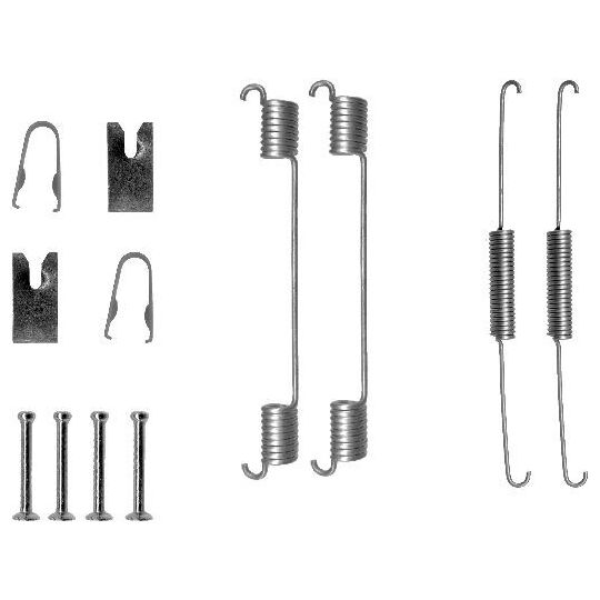 8DZ 355 200-541 - Tarvikesarja, jarrukengät 