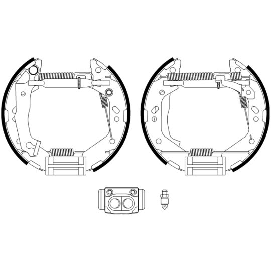 8DB 355 022-781 - Brake Shoe Set 