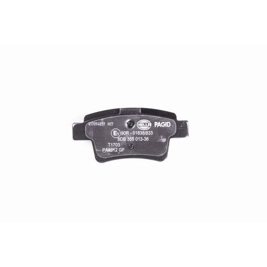 8DB 355 013-361 - Brake Pad Set, disc brake 