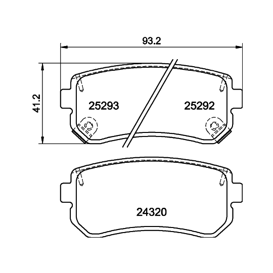 8DB 355 016-221 - Brake Pad Set, disc brake 