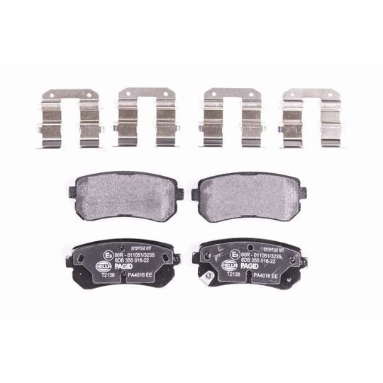 8DB 355 016-221 - Brake Pad Set, disc brake 